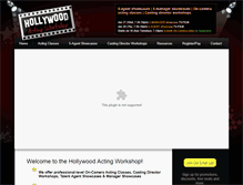 Tablet Screenshot of hollywoodactingworkshop.com